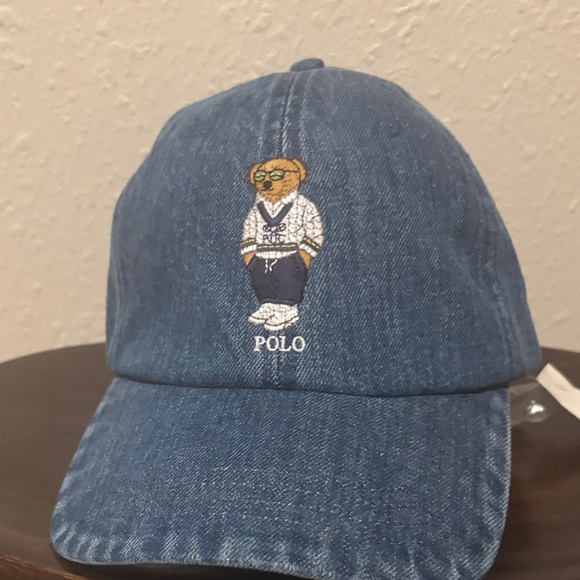 Polo by Ralph Lauren  Denim Bear Hat - Picture 1 of 6